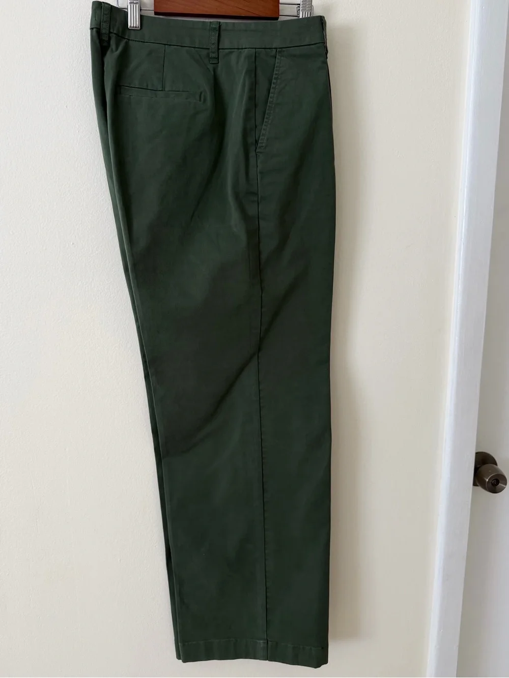 J. Crew Forest Green Boot-Cut Pants